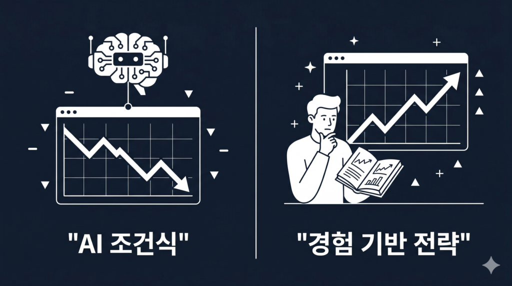 백테스트 실패 경험 — AI 조건식 vs 경험 기반 전략 비교