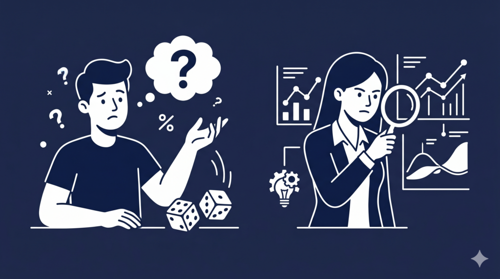 주식 수익 안 나는 이유 — 감 매매와 논리 매매의 차이