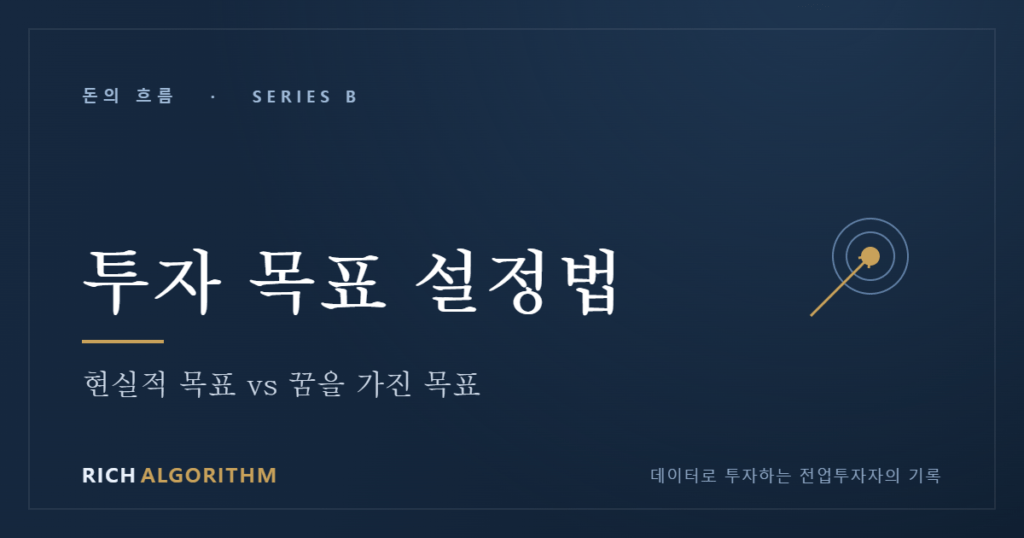 투자 목표 설정법 — 현실적 목표 vs 꿈