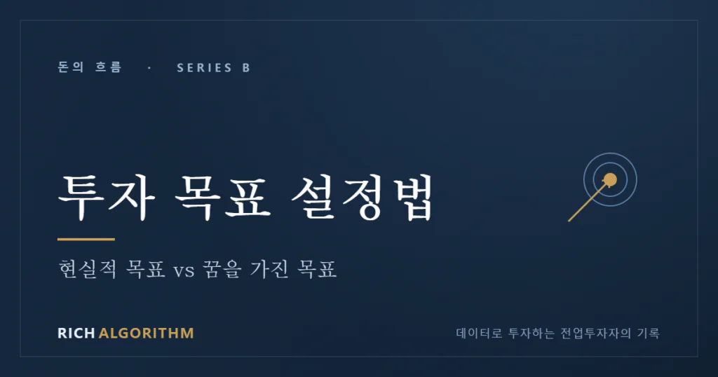 투자 목표 설정법 — 현실적 목표 vs 꿈
